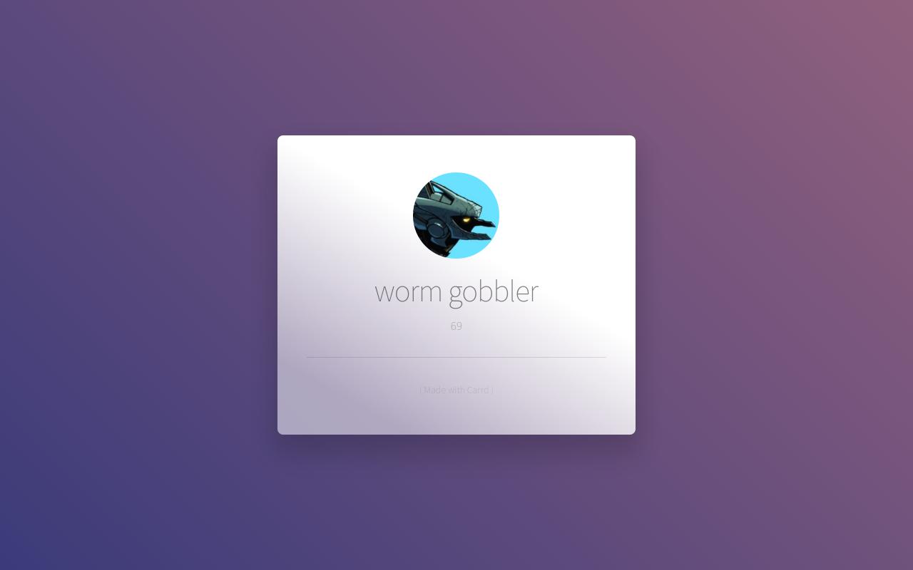 Carrd profile picture for @whirl